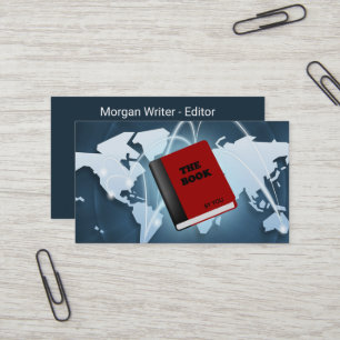 Carte De Visite Auteur du Ghostwriter de connexion mondiale eBook,