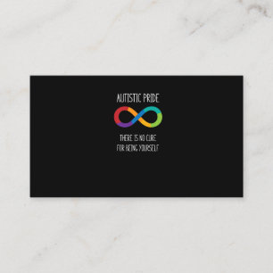 Carte De Visite Autisme Infinité Symbole Neurodiversité T Chemise