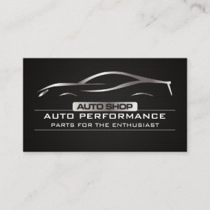 Carte De Visite Auto Magasiner le logo de la voiture métallique