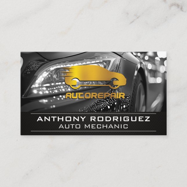 Carte De Visite Auto Repair | Car Services (Devant)