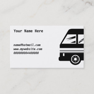Carte De Visite Autobus, votre nom ici,