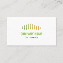 Carte de visite automatique de logo de service de