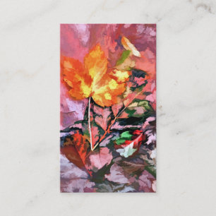 CARTE DE VISITE AUTOMNE