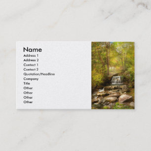 Carte De Visite Automne - Direct diffusé