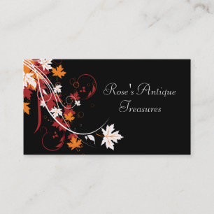 Carte De Visite Automne laisse Abstrait personnel