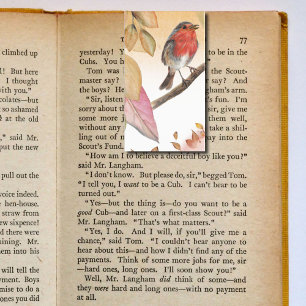 Carte De Visite Automne Oiseaux pliants Signet Marqueurs de livres