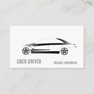 Carte De Visite Automobile de conducteur en métal Qr