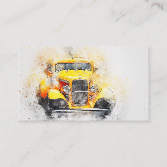 Carte de visite automobile les années 50 Classic (Devant)