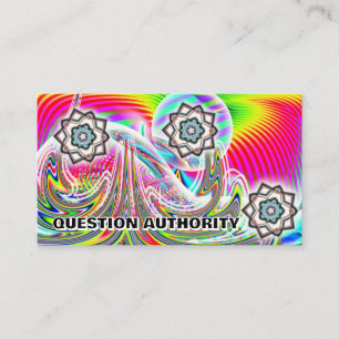 Carte De Visite AUTORITÉ DES QUESTIONS ( vous pouvez modifier les 