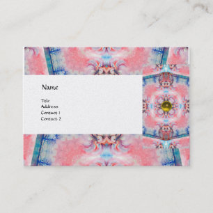 Carte De Visite AVALON PSYCHEDELIC, gem rose topaz platine