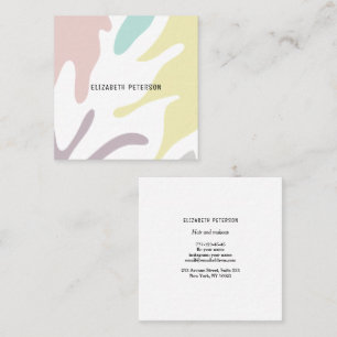 Carte de visite avec arrière - plan moderne.