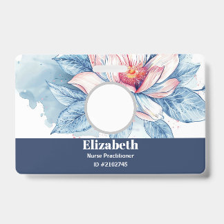 Carte de visite avec badges personnalisés