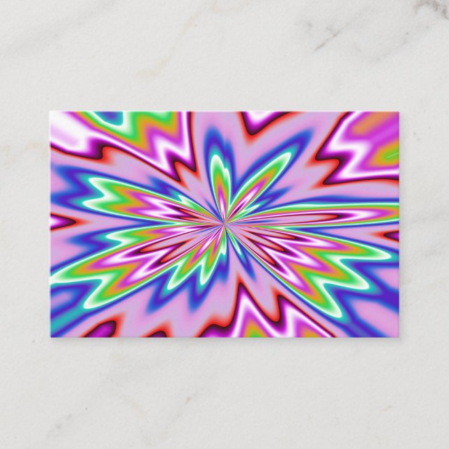 Carte de visite avec psychedilc (Devant)