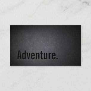 Carte De Visite Aventure Classy Black Out Travel