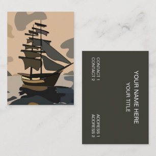 Carte De Visite Aventure de bateau de pirates Pirate