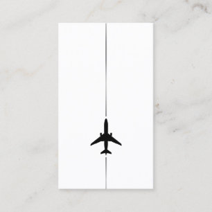 Carte De Visite Aviation minimaliste