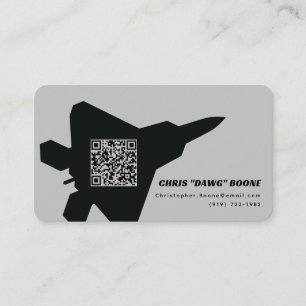Carte De Visite Avion de chasse moderne F-22 Raptor