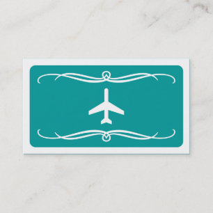 Carte De Visite avion de mod (couleur personnalisable)