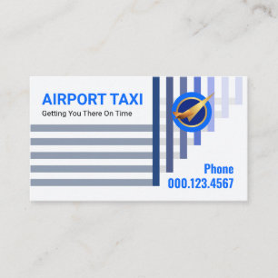 Carte De Visite Avion de transport aérien ascendant volant aéropor
