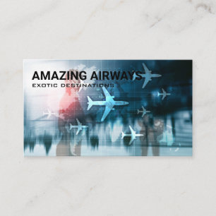 Carte De Visite Avions   Aéroport   Voyage