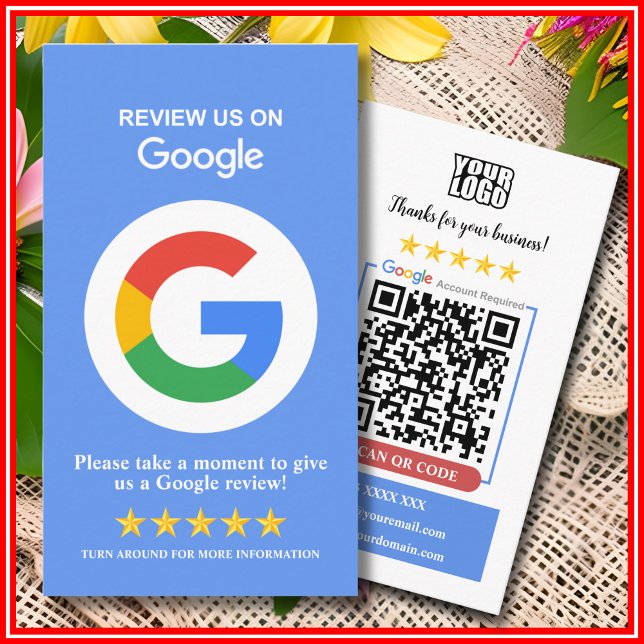 Carte De Visite Avis Google (Créateur téléchargé)
