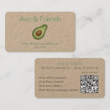 Avo et amis | Logo Avocado Aliments sains -