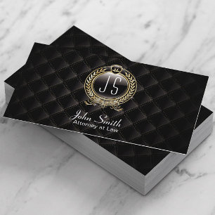 Carte De Visite Avocat de droit de luxe VIP Dark