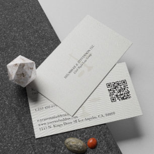 Carte De Visite Avocat de droit - Rayures vert clair simple