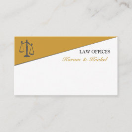 Carte De Visite Avocat de mandataire   d'attention divisé par