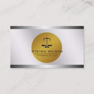 Carte De Visite Avocat De Profession En Droit Blanc Noir Échelle J