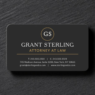 Carte De Visite Avocat Droit Black Gold Professionnel
