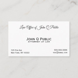 Carte De Visite Avocat élégant et professionnel au bureau du droit