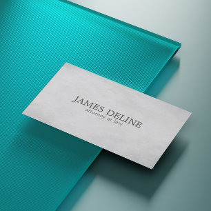 Carte De Visite Avocat élégant simple de gris de texture