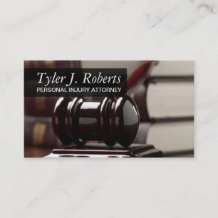 Carte De Visite Avocat en droit des blessures personnelles