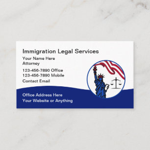 Carte De Visite Avocat en immigration et naturalisation