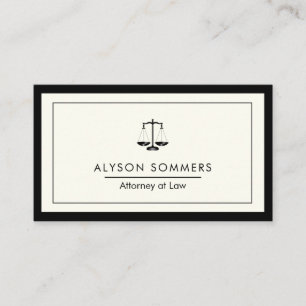 Carte De Visite Avocat juridique Avocat à échelle noire Profession