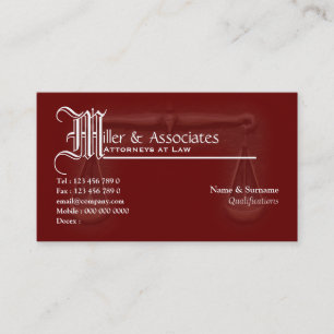 Carte De Visite Avocat juridique Bourgogne de mandataire de loi