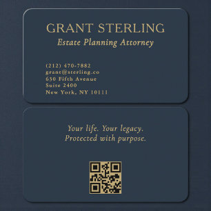 Carte de visite Avocat planification successorale 