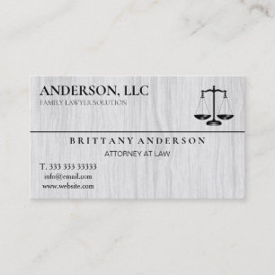 Carte De Visite Avocat professionnel de droit à échelle noire