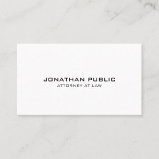 Carte De Visite Avocat professionnel de droit moderne élégant simp