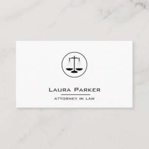 Carte De Visite Avocat Professionnel Simple En Droit Classique