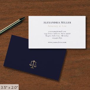 Carte De Visite Avocat simple