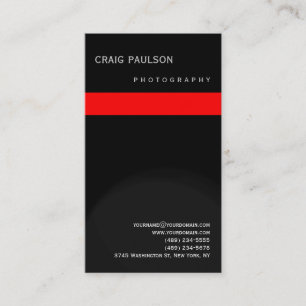 Carte De Visite Ayez une plaque moderne minimaliste imprimée