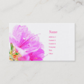 Carte De Visite Azalea