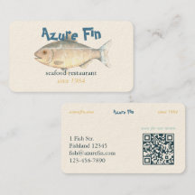 Azure Fin Classic Fish Restaurant Code QR
