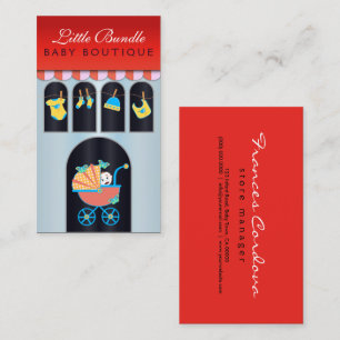 Carte De Visite Baby Boutique Boutique Boutique Boutique Baby Cart
