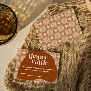 Carte De Visite baby shower de tirage de couche