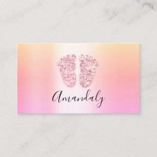 Carte De Visite Babysitter Nanny Child Daycare Febre