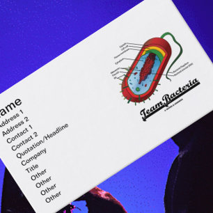 Carte De Visite Bactéries d'équipe (Prokaryote)
