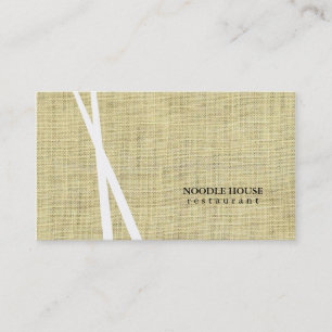 Carte De Visite Baguettes Burlap Texture Variation